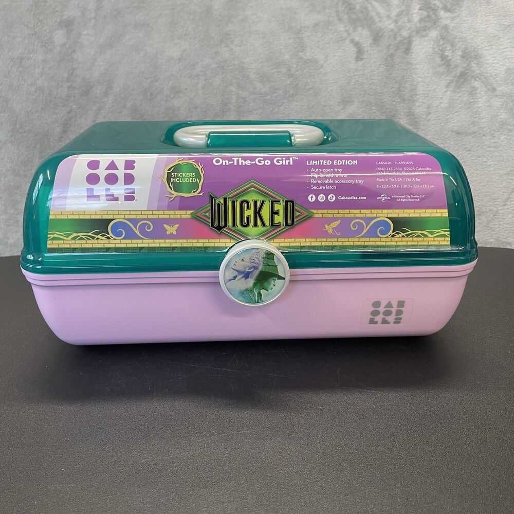 Wicked: For Good Caboodles On-The-Go Girl Makeup Box Limited Edition 2025